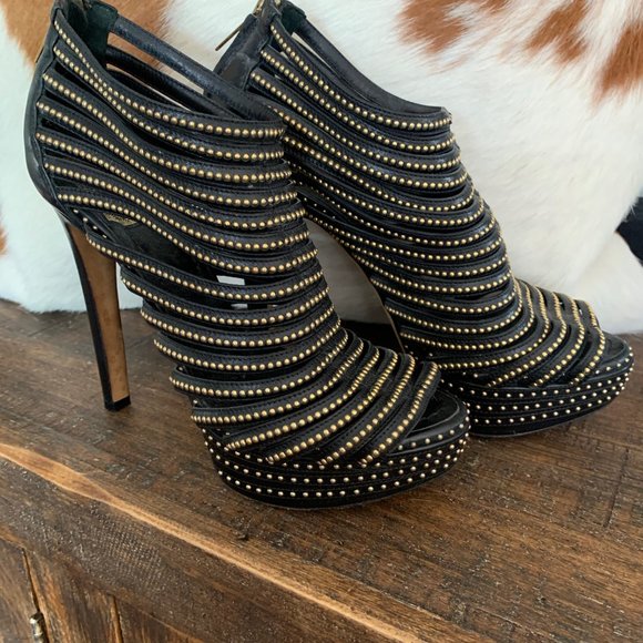 Christian Dior Studded Caged Bootie - Picture 14 of 15